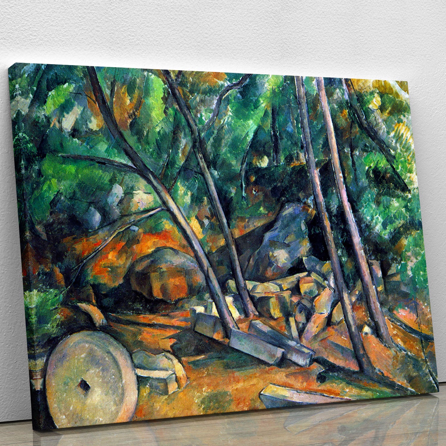 Mill Stone by Cezanne Canvas Print or Poster - Canvas Art Rocks - 1