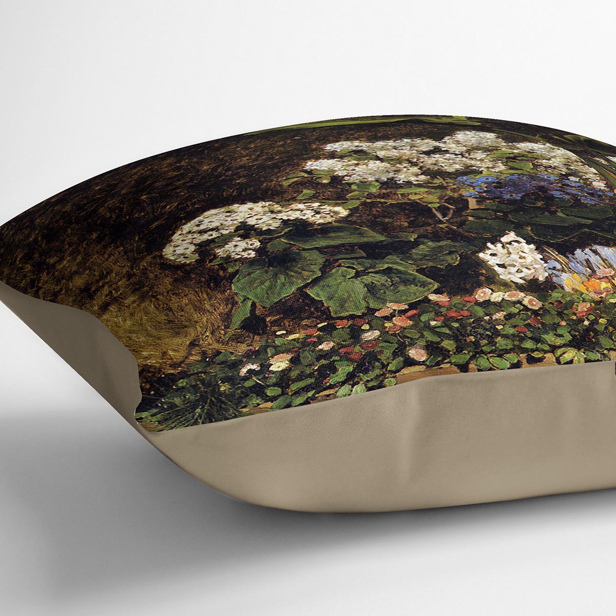 Mixed Spring Flowers by Renoir Cushion
