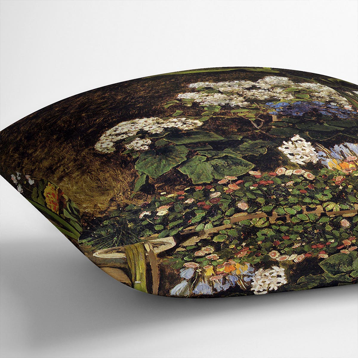 Mixed Spring Flowers by Renoir Cushion