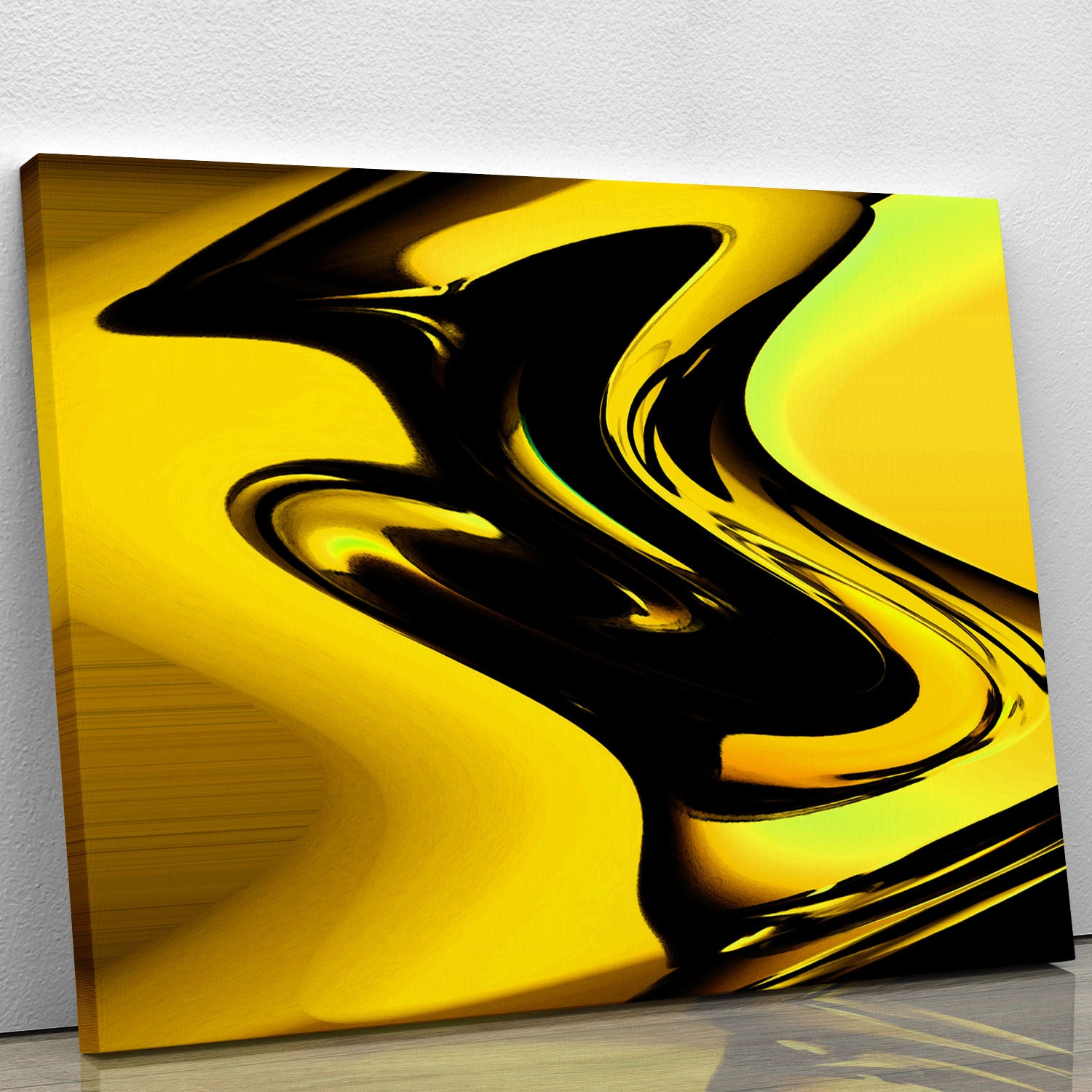 Modern Pop Art Yellow Canvas Print or Poster - Canvas Art Rocks - 1