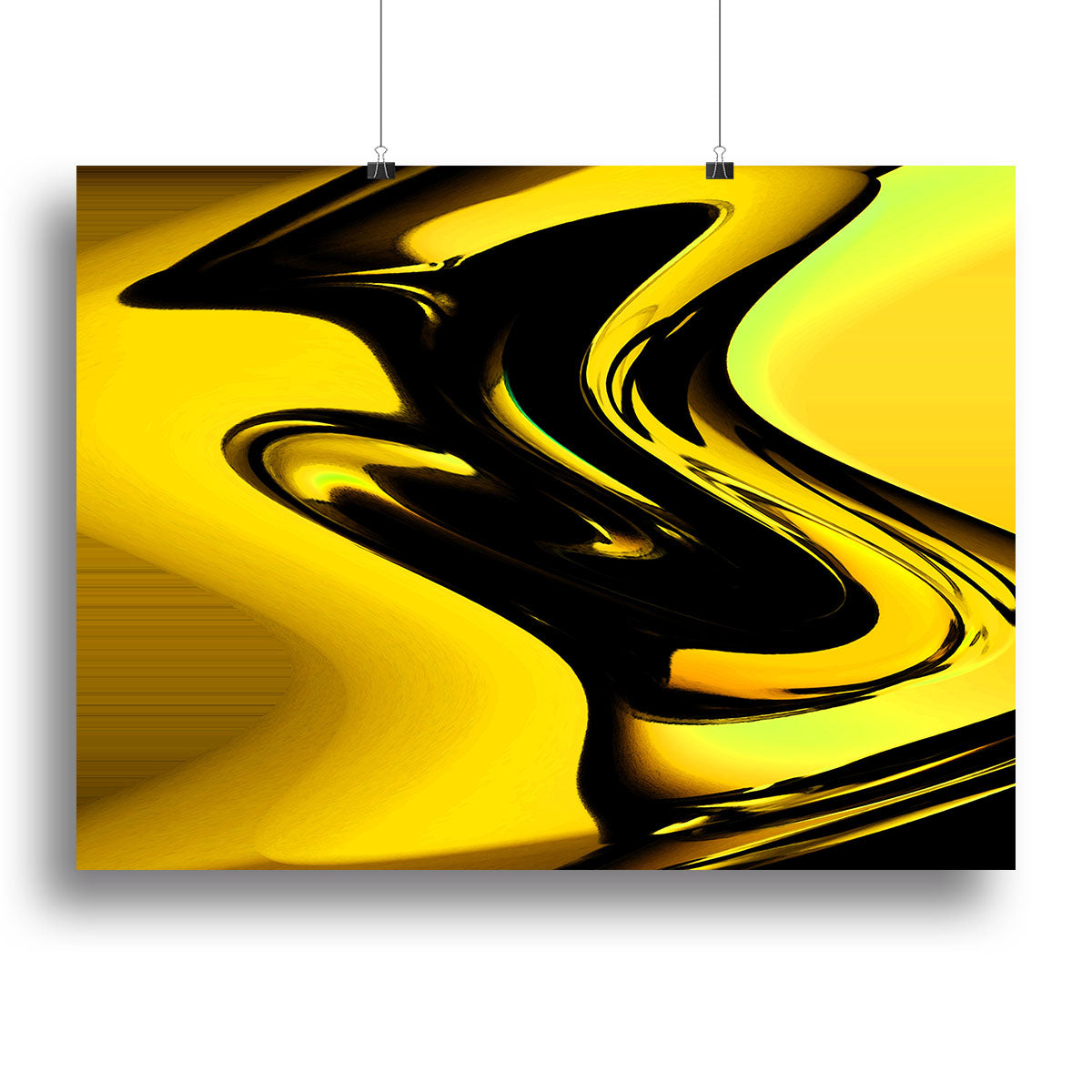 Modern Pop Art Yellow Canvas Print or Poster - Canvas Art Rocks - 2