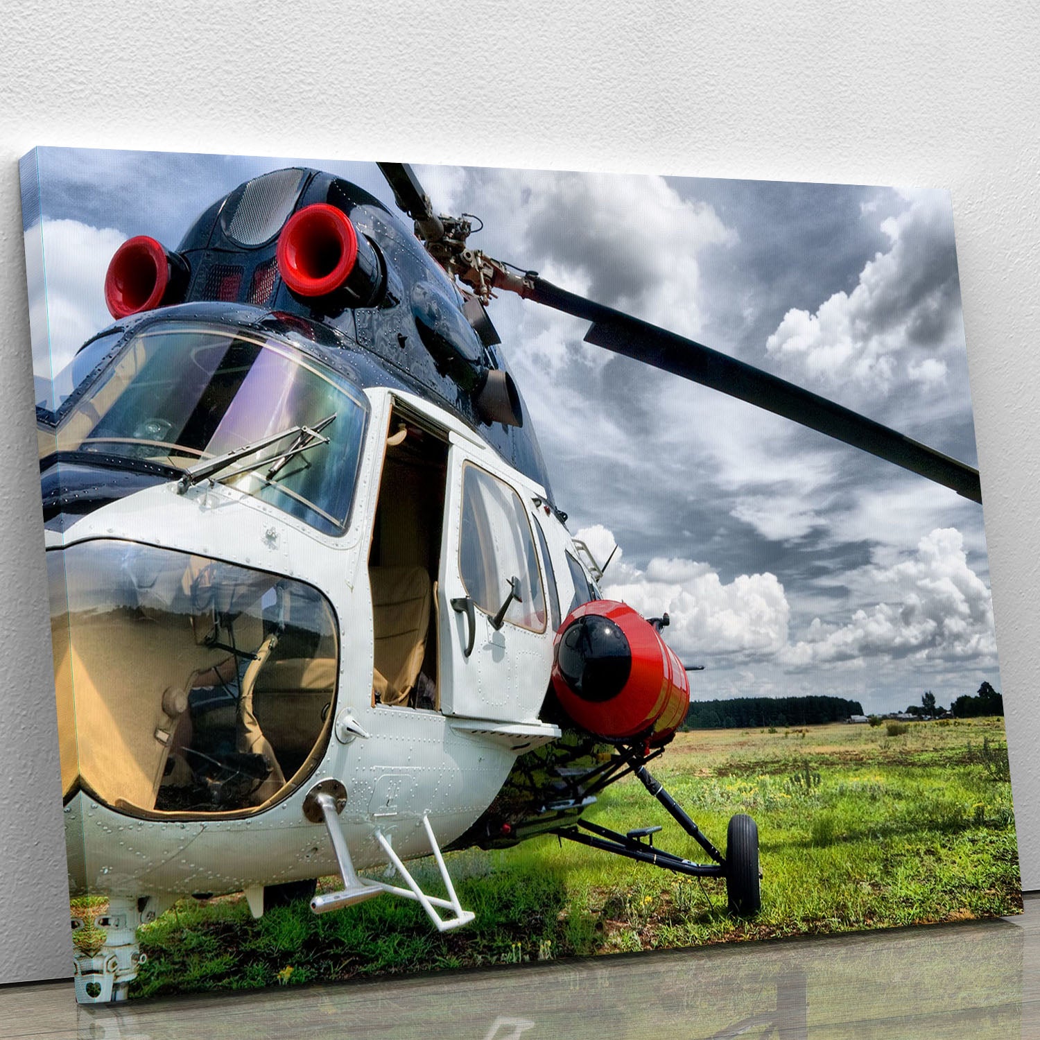 Modern light helicopter Canvas Print or Poster - Canvas Art Rocks - 1