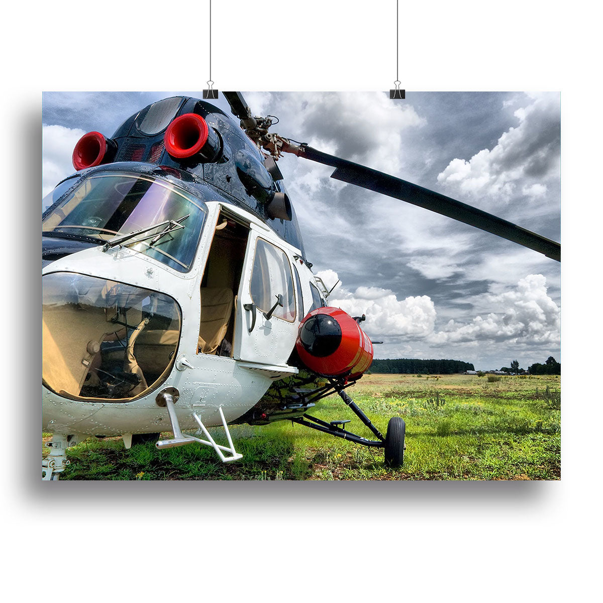 Modern light helicopter Canvas Print or Poster - Canvas Art Rocks - 2