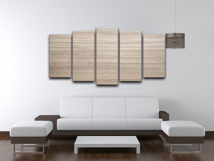 Modern wood texture 5 Split Panel Canvas - Canvas Art Rocks - 3