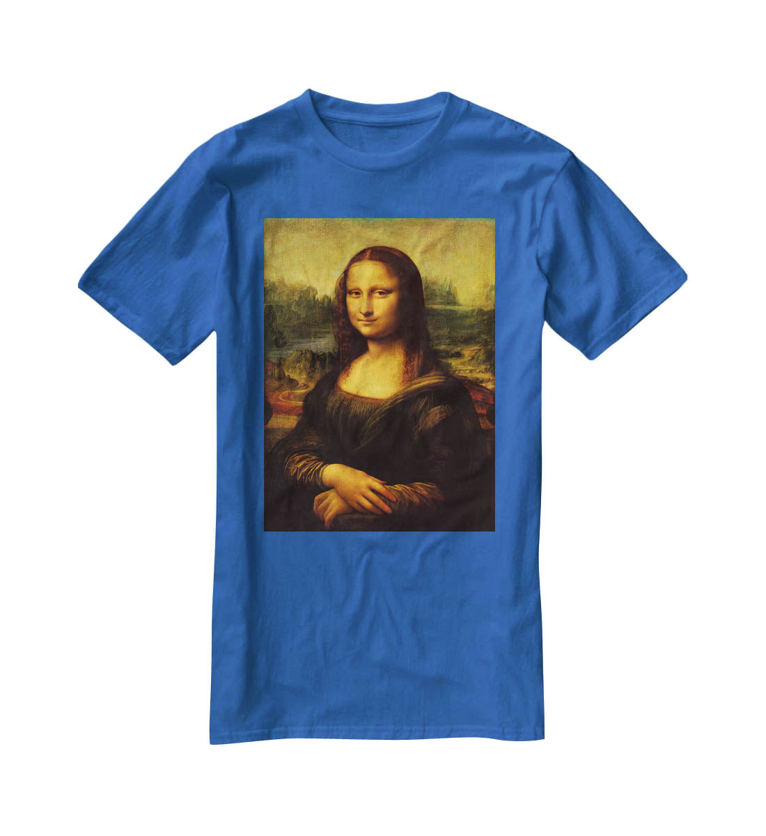 Mona Lisa by Da Vinci T-Shirt - Canvas Art Rocks - 2