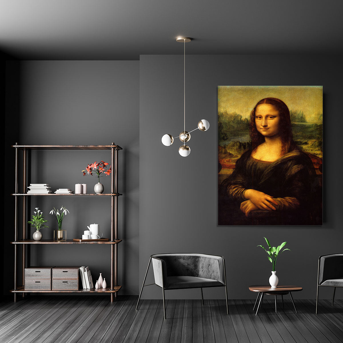 Mona Lisa by Da Vinci Canvas Print or Poster - Canvas Art Rocks - 5