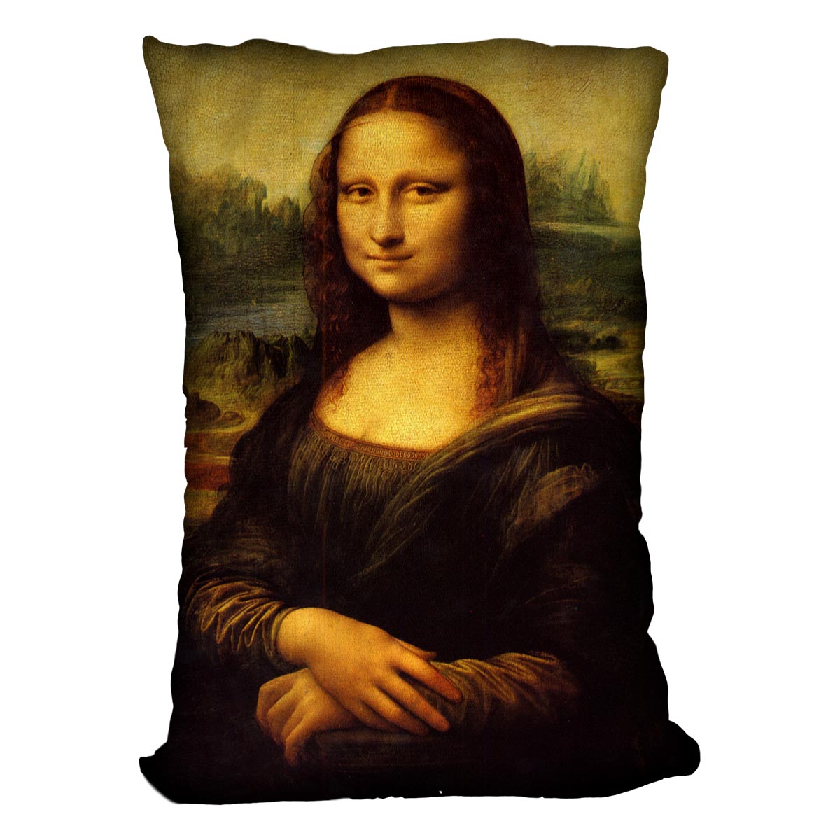 Mona Lisa by Da Vinci Cushion