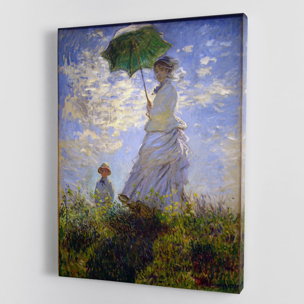 Monet Umbrella Canvas Print or Poster - Canvas Art Rocks - 1