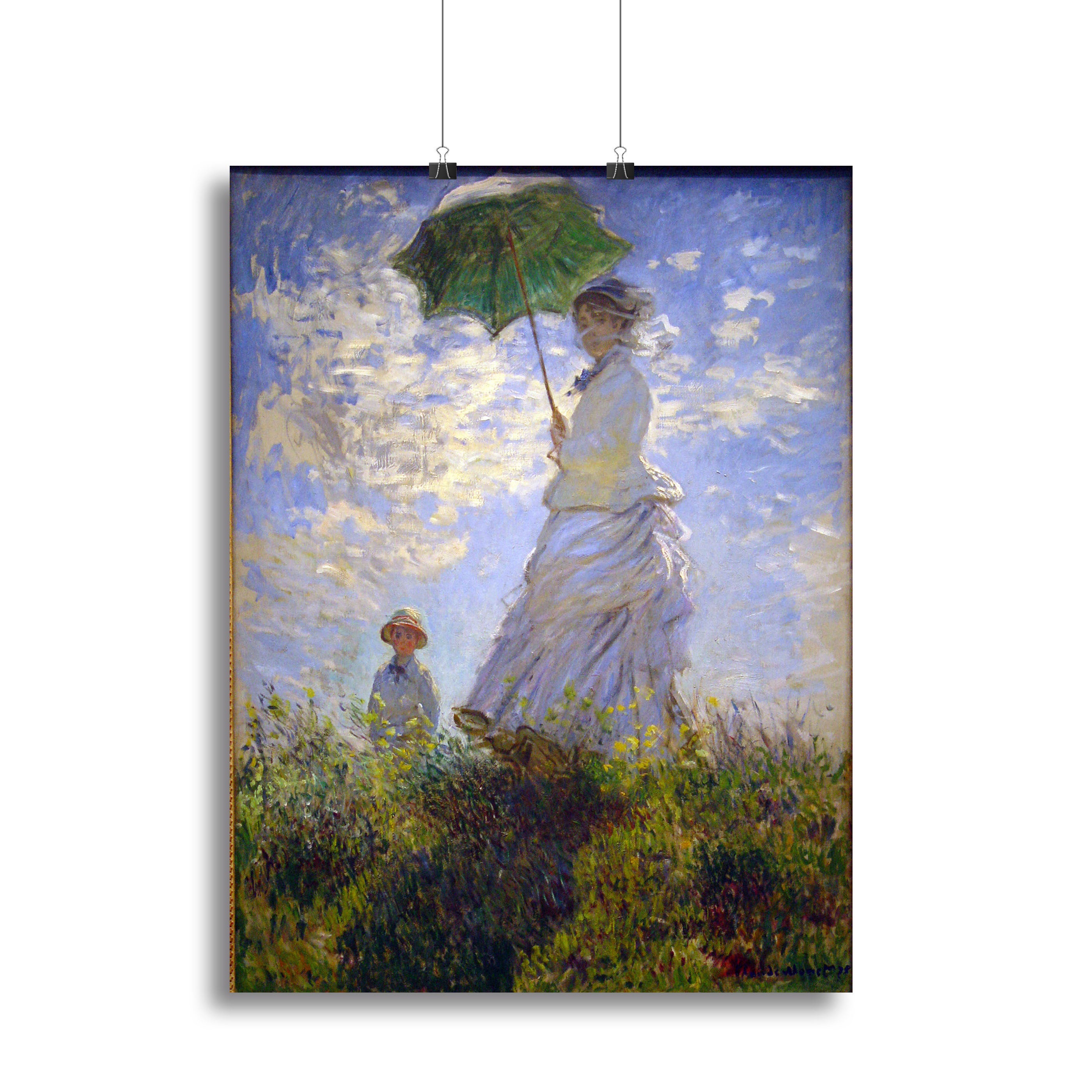 Monet Umbrella Canvas Print or Poster - Canvas Art Rocks - 2