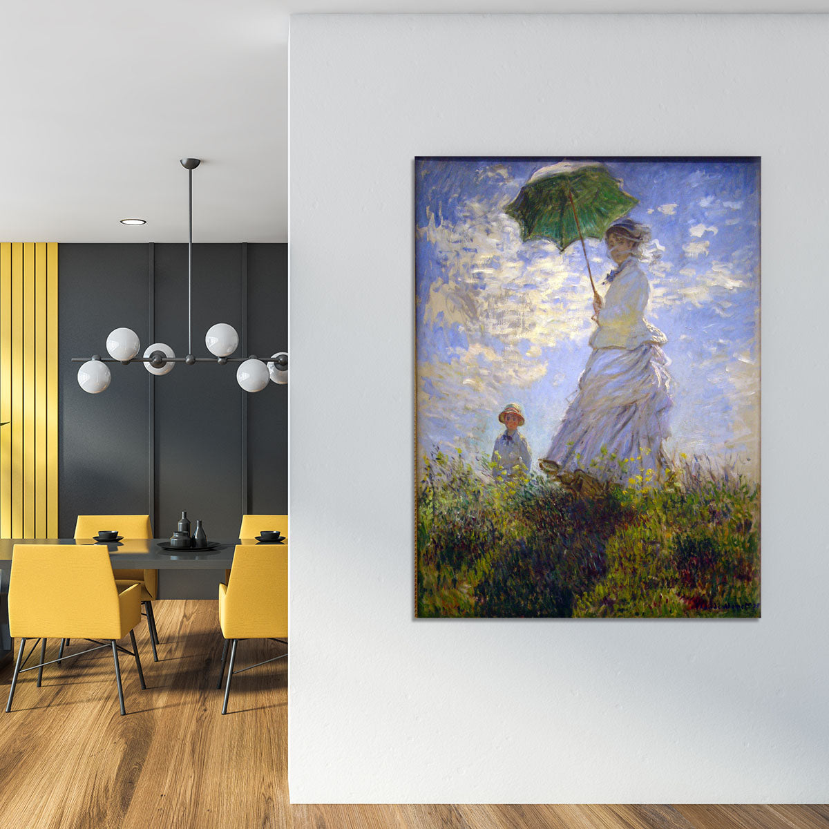 Monet Umbrella Canvas Print or Poster - Canvas Art Rocks - 4