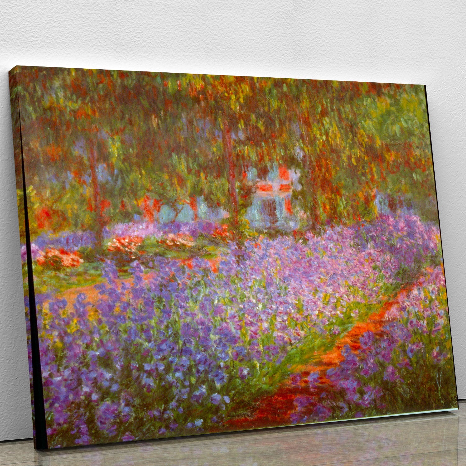 Monet's Garden by Monet Canvas Print or Poster - Canvas Art Rocks - 1