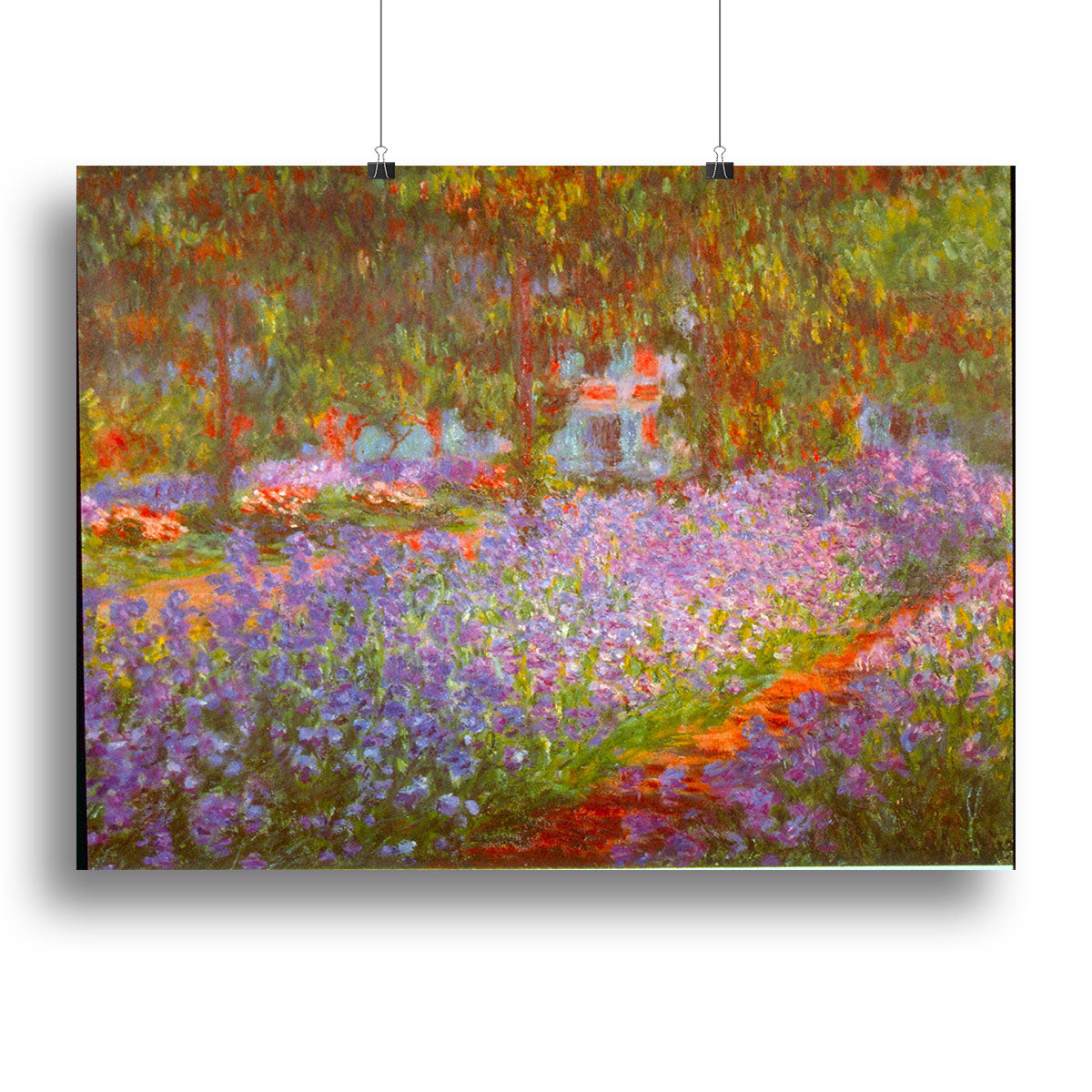 Monet's Garden by Monet Canvas Print or Poster - Canvas Art Rocks - 2