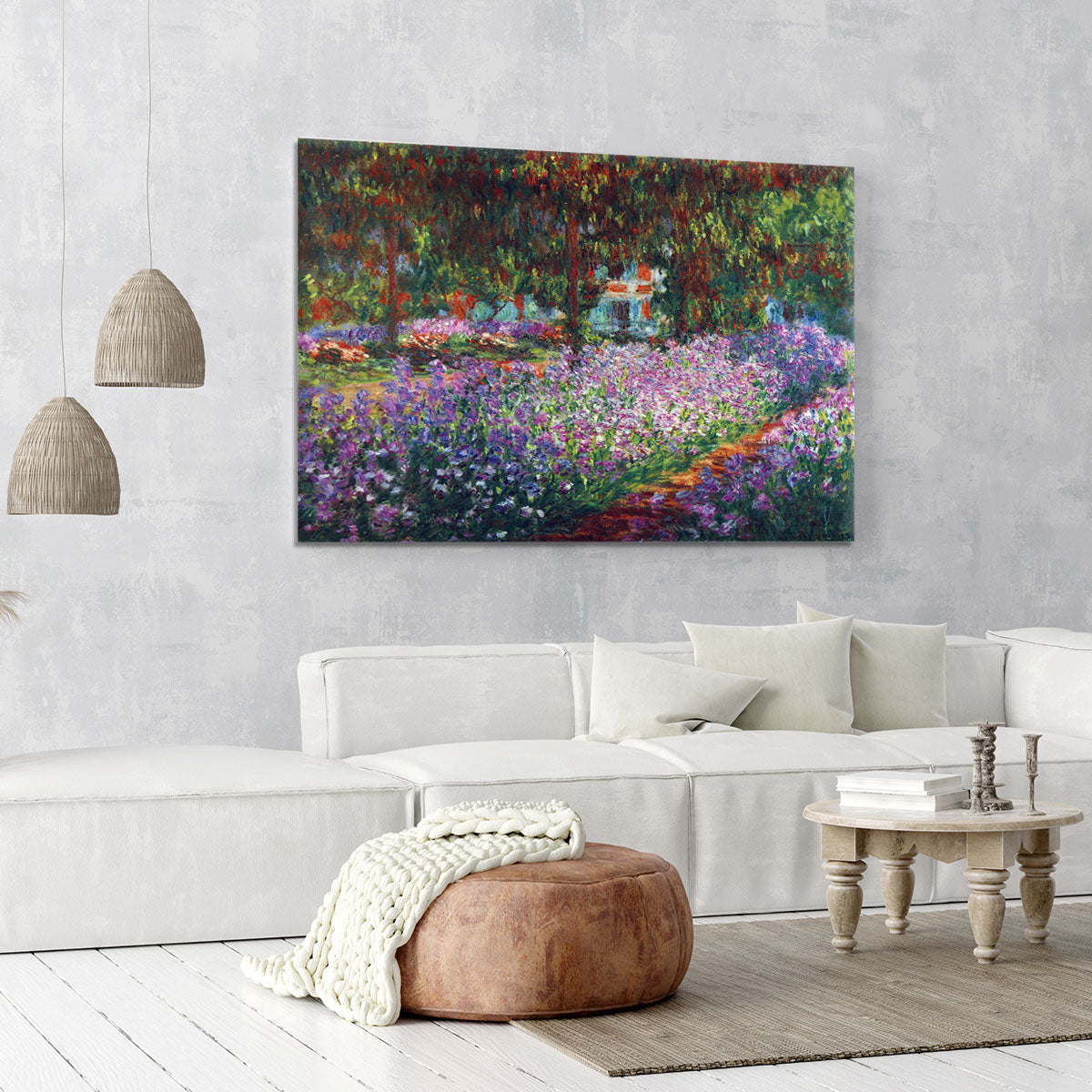 Monet's garden in Giverny by Monet Canvas Print or Poster - Canvas Art Rocks - 6