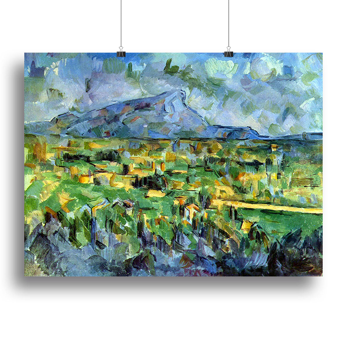 Mont Sainte-Victoire by Cezanne Canvas Print or Poster - Canvas Art Rocks - 2
