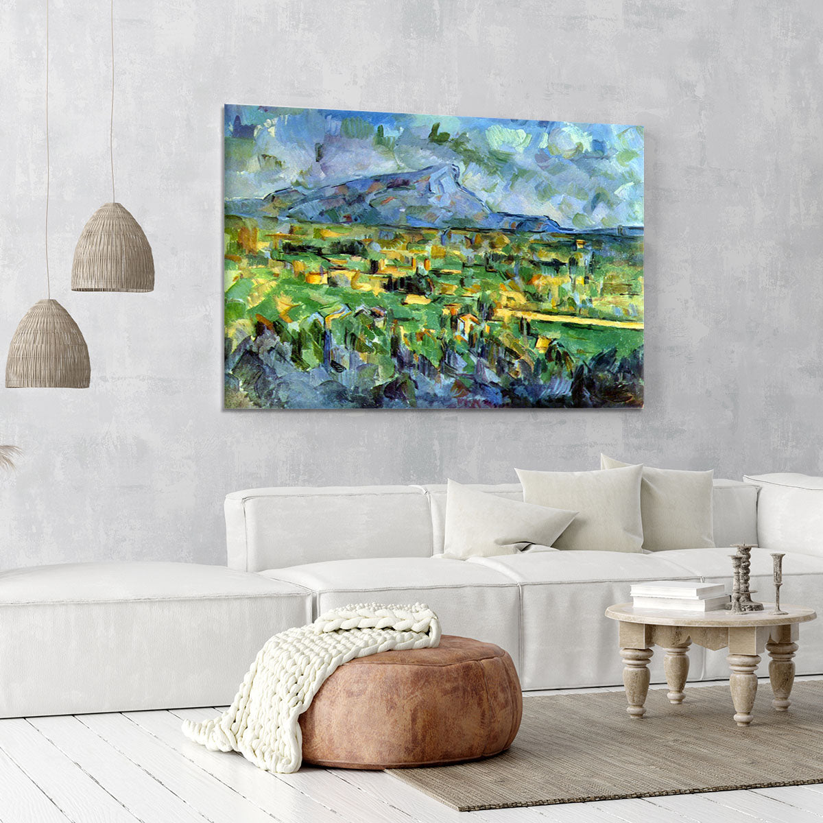 Mont Sainte-Victoire by Cezanne Canvas Print or Poster - Canvas Art Rocks - 6