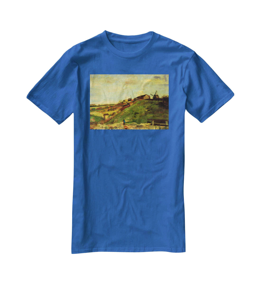 Montmartre Quarry the Mills by Van Gogh T-Shirt - Canvas Art Rocks - 2