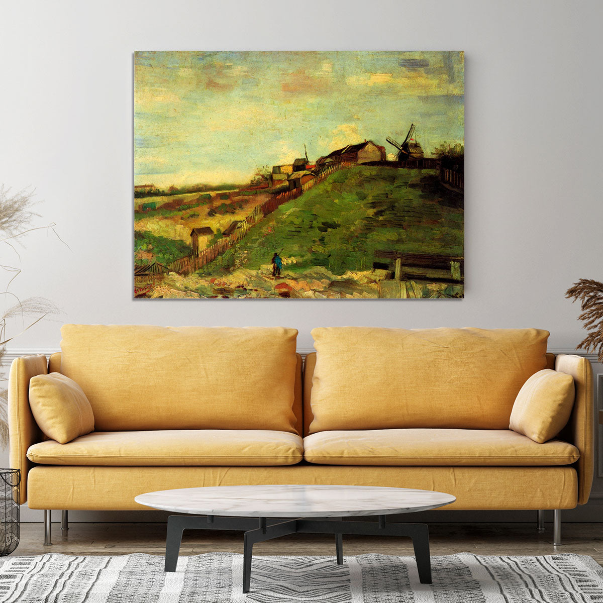 Montmartre Quarry the Mills by Van Gogh Canvas Print or Poster - Canvas Art Rocks - 4