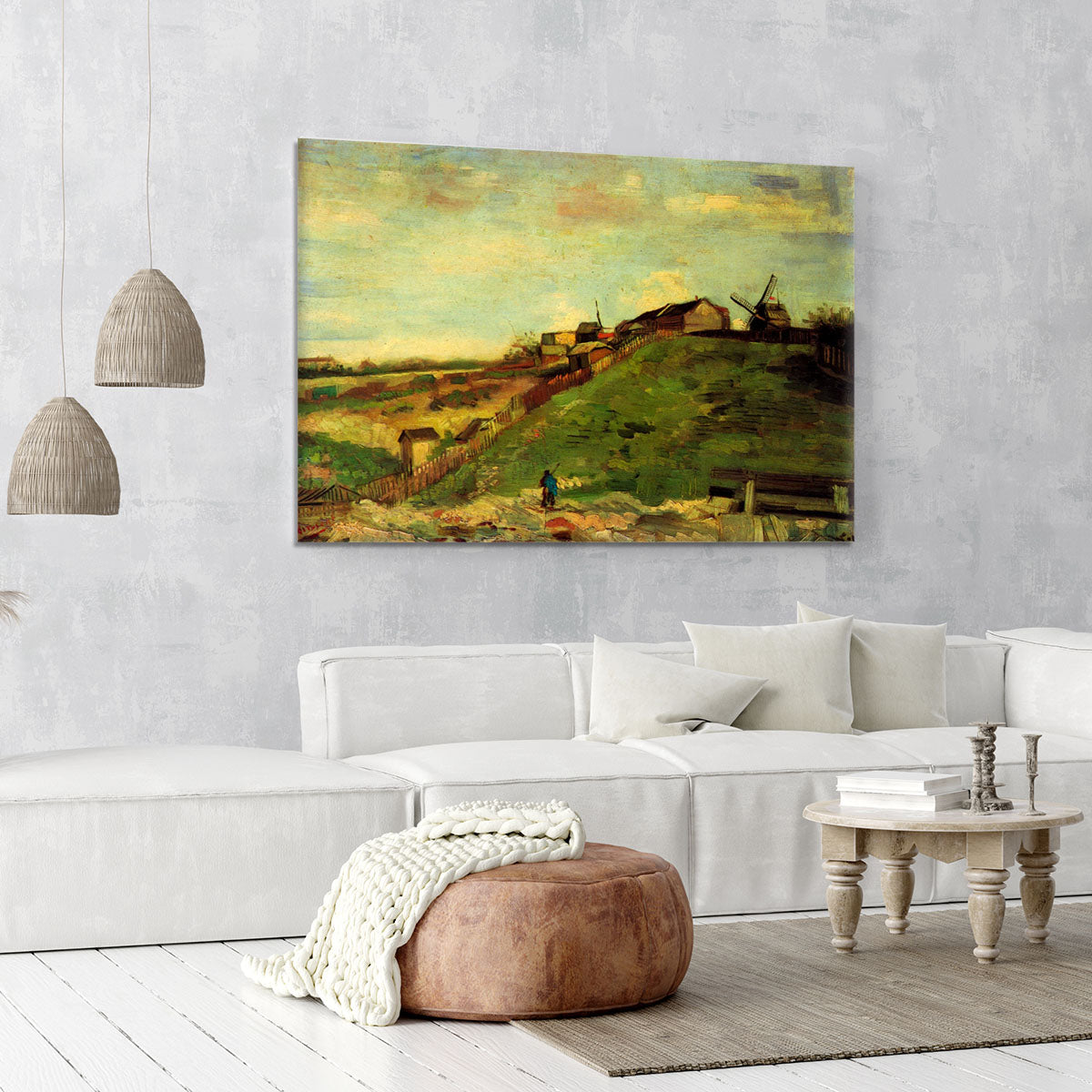 Montmartre Quarry the Mills by Van Gogh Canvas Print or Poster - Canvas Art Rocks - 6