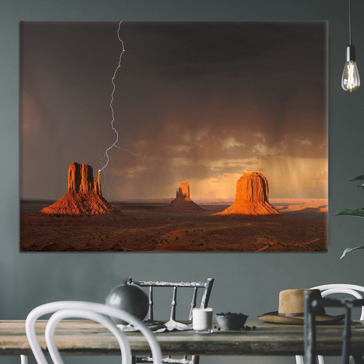 Monument Valley Canvas Print or Poster - Canvas Art Rocks - 3