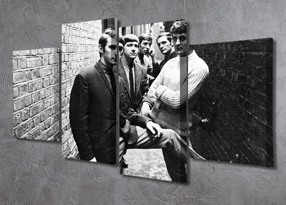 Moody Blues in an alley 4 Split Panel Canvas - Canvas Art Rocks - 2