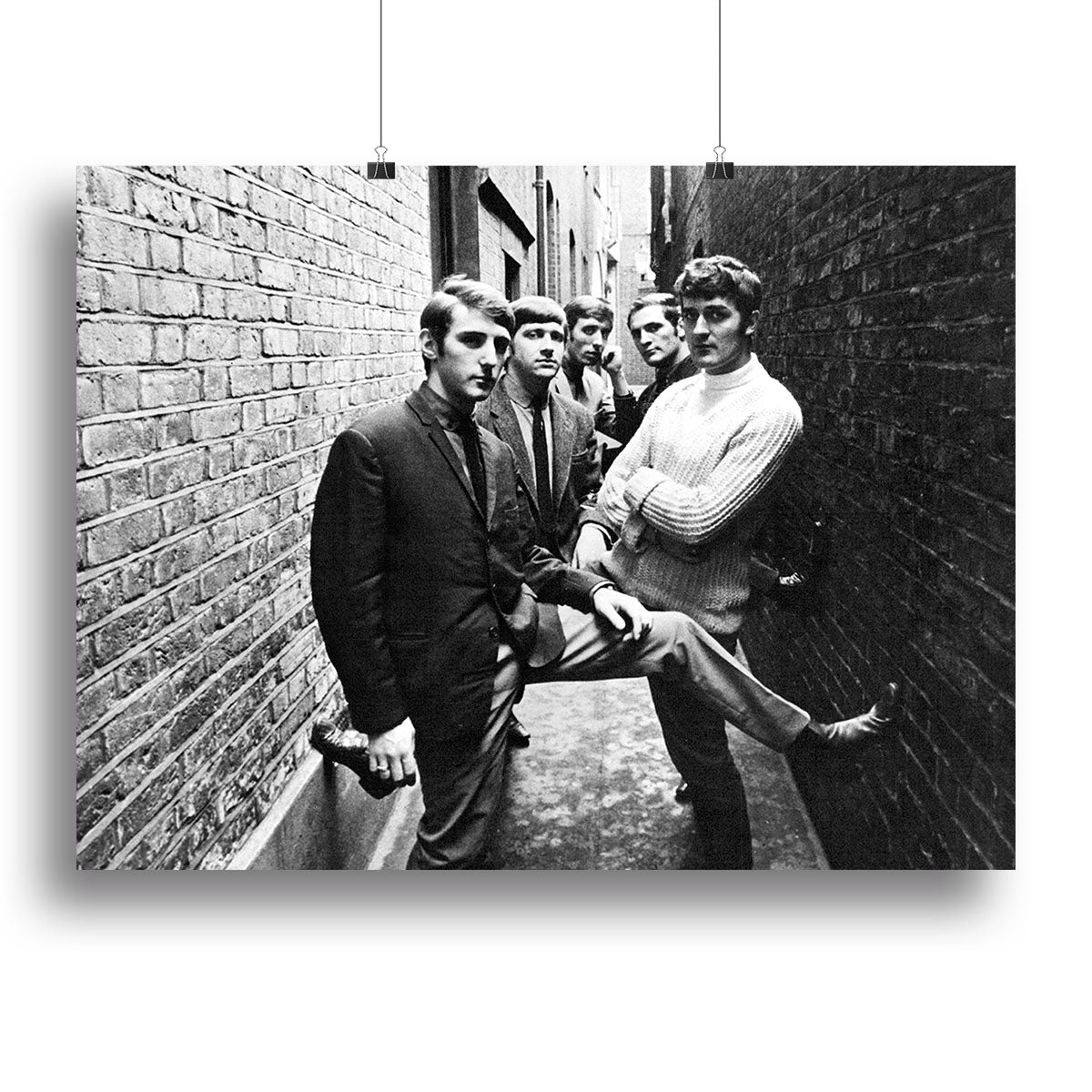 Moody Blues in an alley Canvas Print or Poster - Canvas Art Rocks - 2