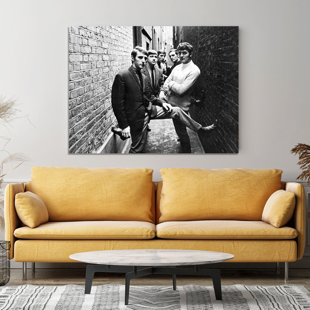 Moody Blues in an alley Canvas Print or Poster - Canvas Art Rocks - 4