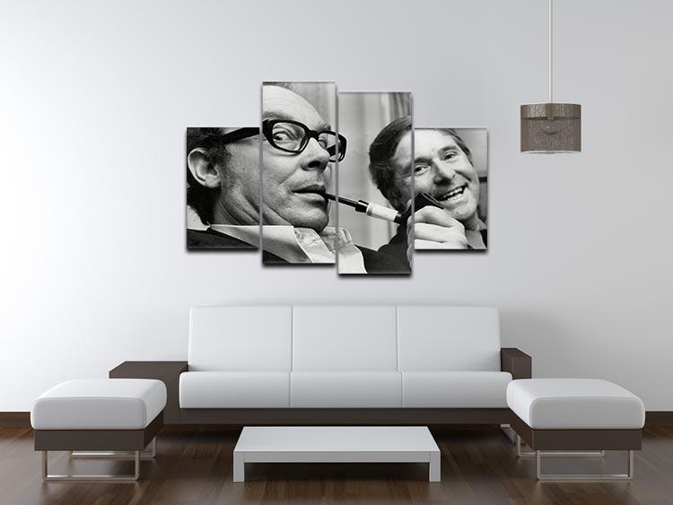 Morecambe and Wise in the 70s 4 Split Panel Canvas - Canvas Art Rocks - 3