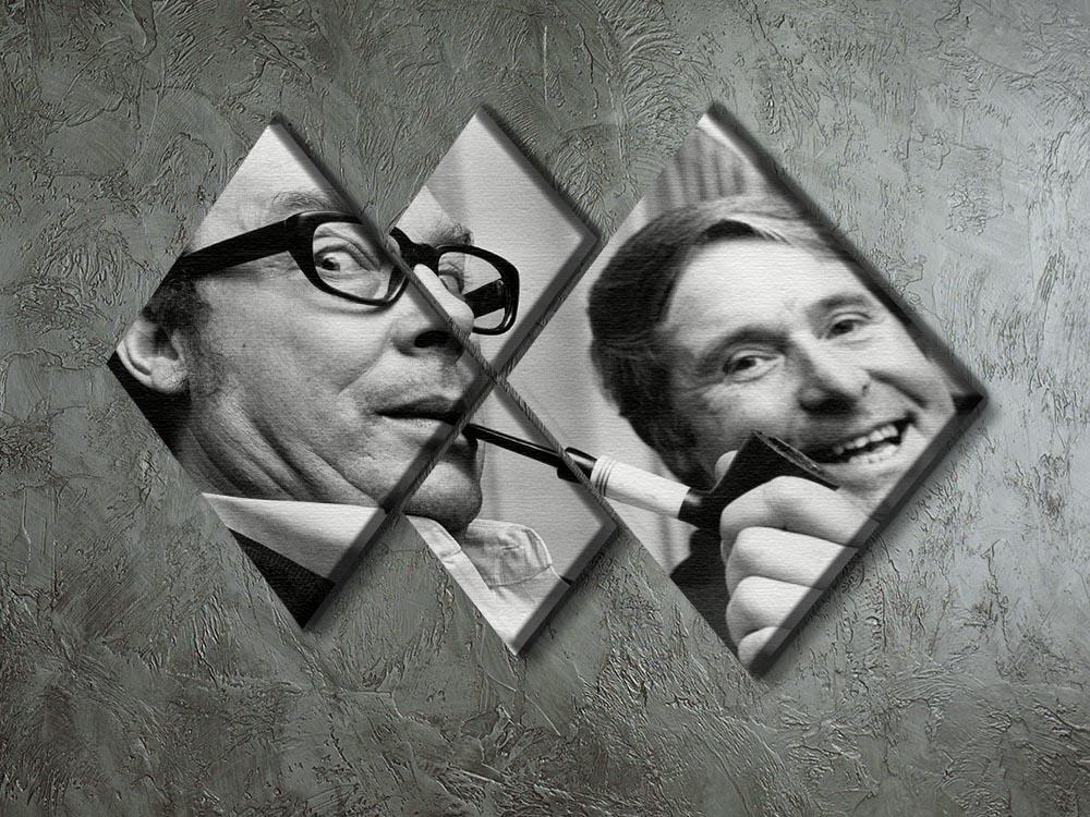 Morecambe and Wise in the 70s 4 Square Multi Panel Canvas - Canvas Art Rocks - 2