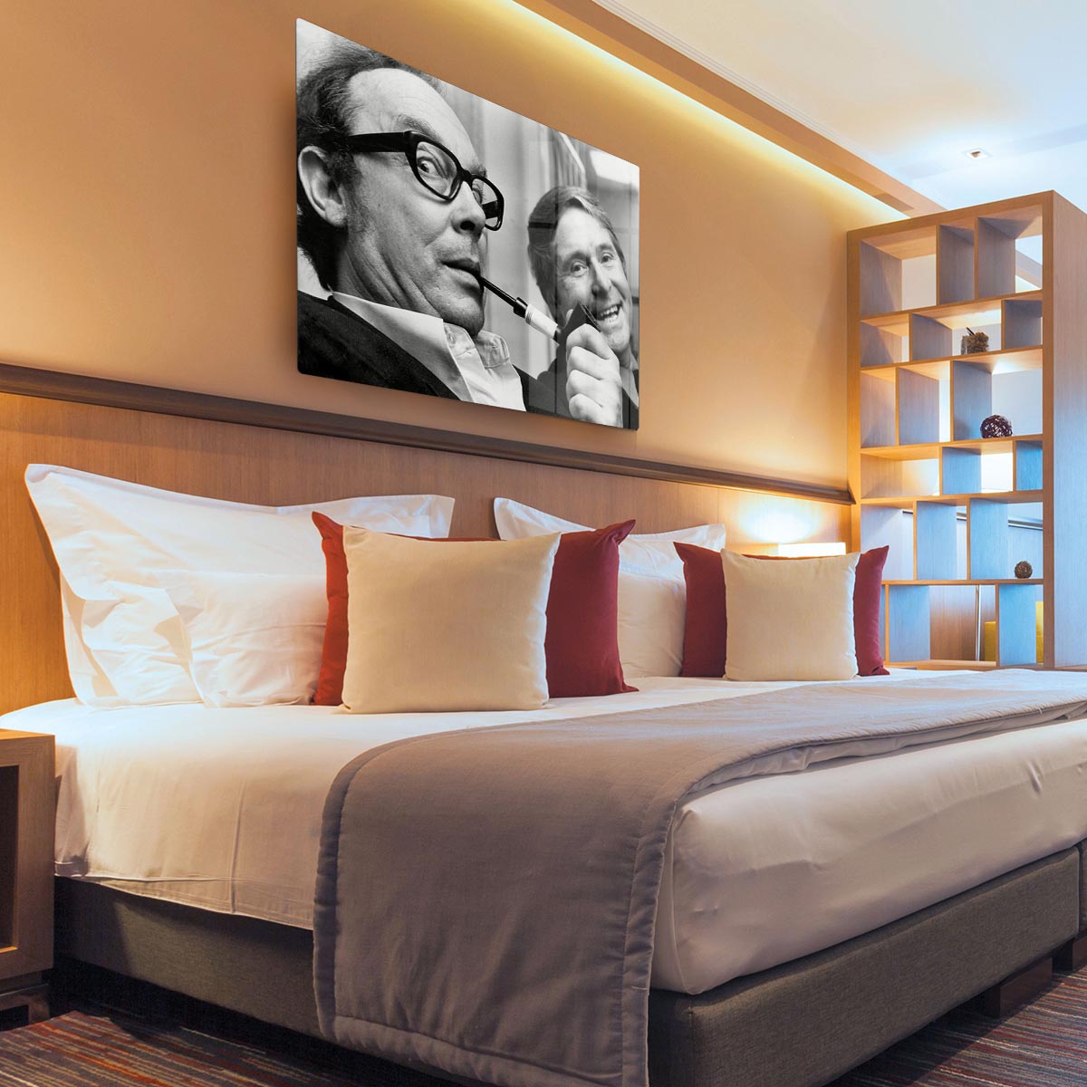 Morecambe and Wise in the 70s HD Metal Print