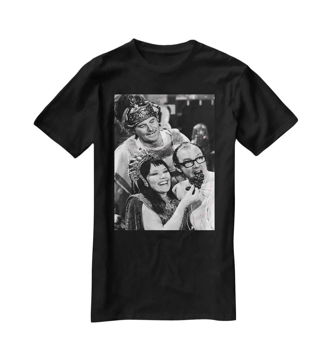 Morecambe and Wise with Glenda Jackson T-Shirt - Canvas Art Rocks - 1