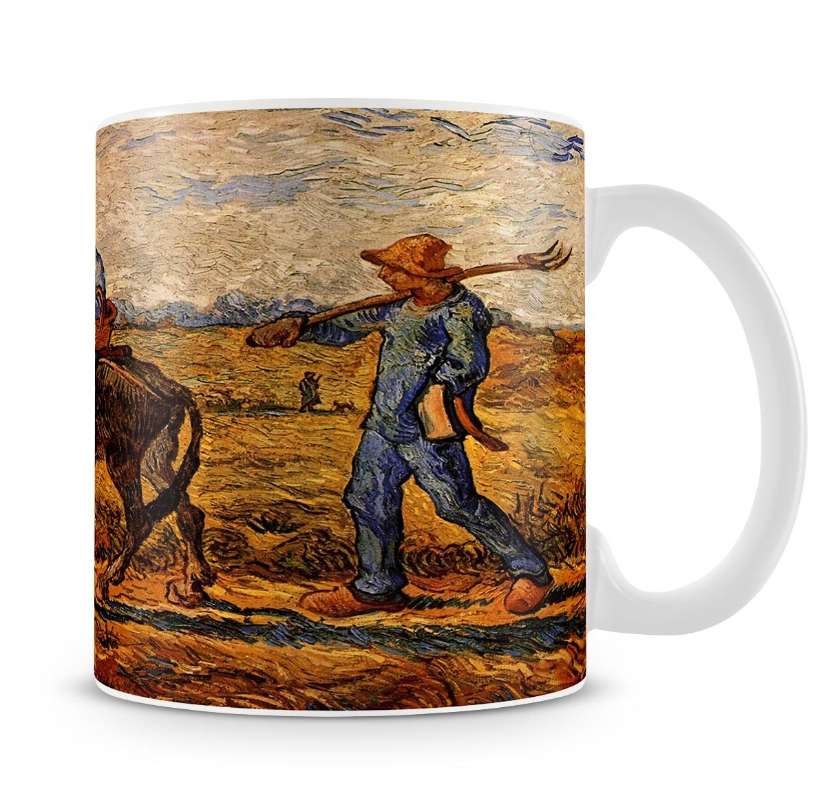 Morning Peasant Couple Going to Work by Van Gogh Mug - Canvas Art Rocks - 4