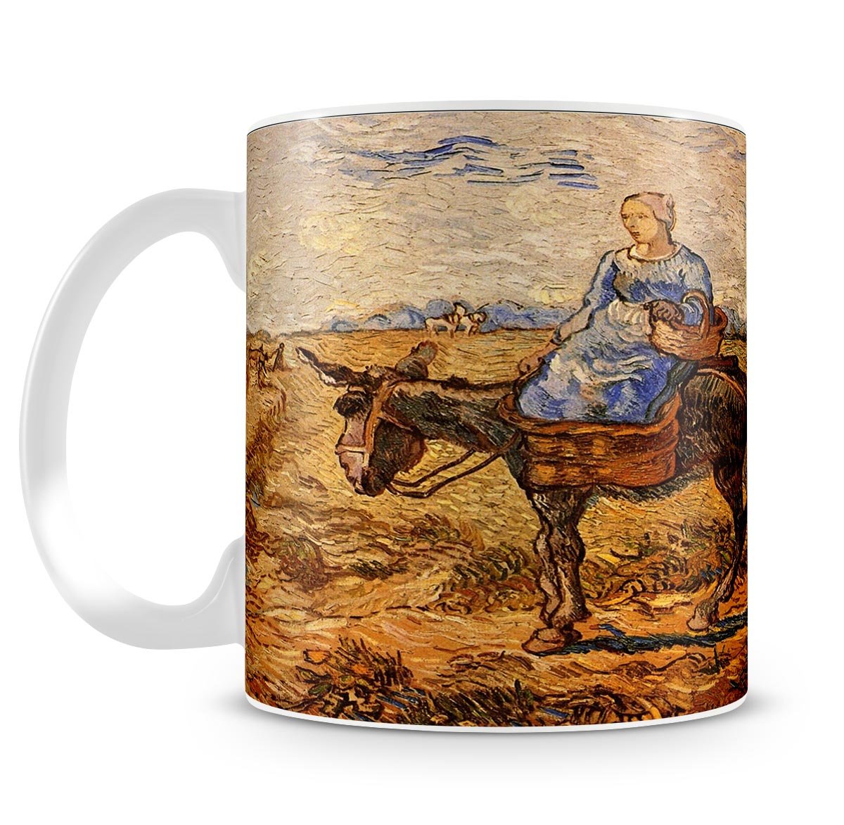 Morning Peasant Couple Going to Work by Van Gogh Mug - Canvas Art Rocks - 4