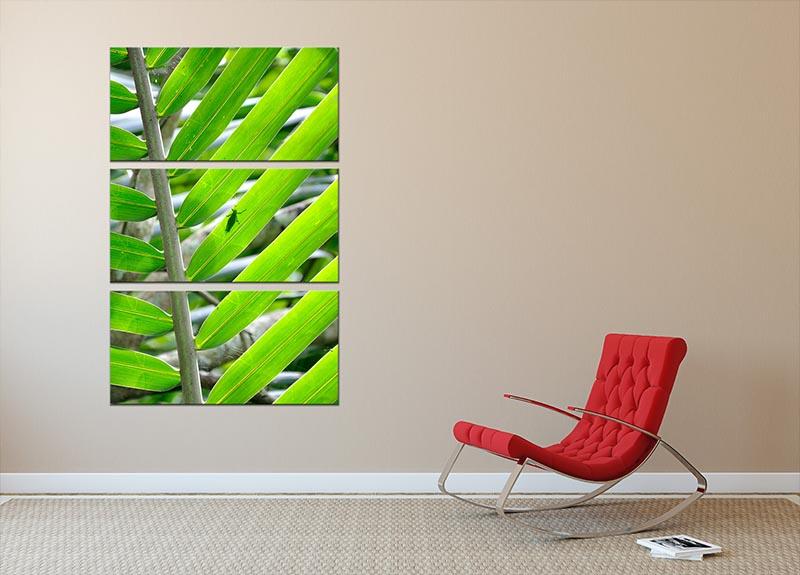 Morning in the forest 3 Split Panel Canvas Print - Canvas Art Rocks - 2
