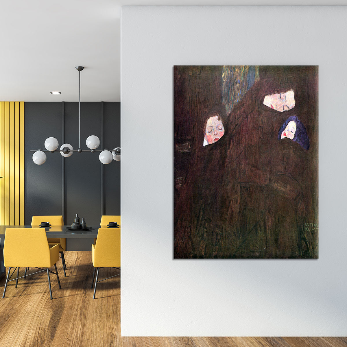 Mother with Children by Klimt Canvas Print or Poster - Canvas Art Rocks - 4