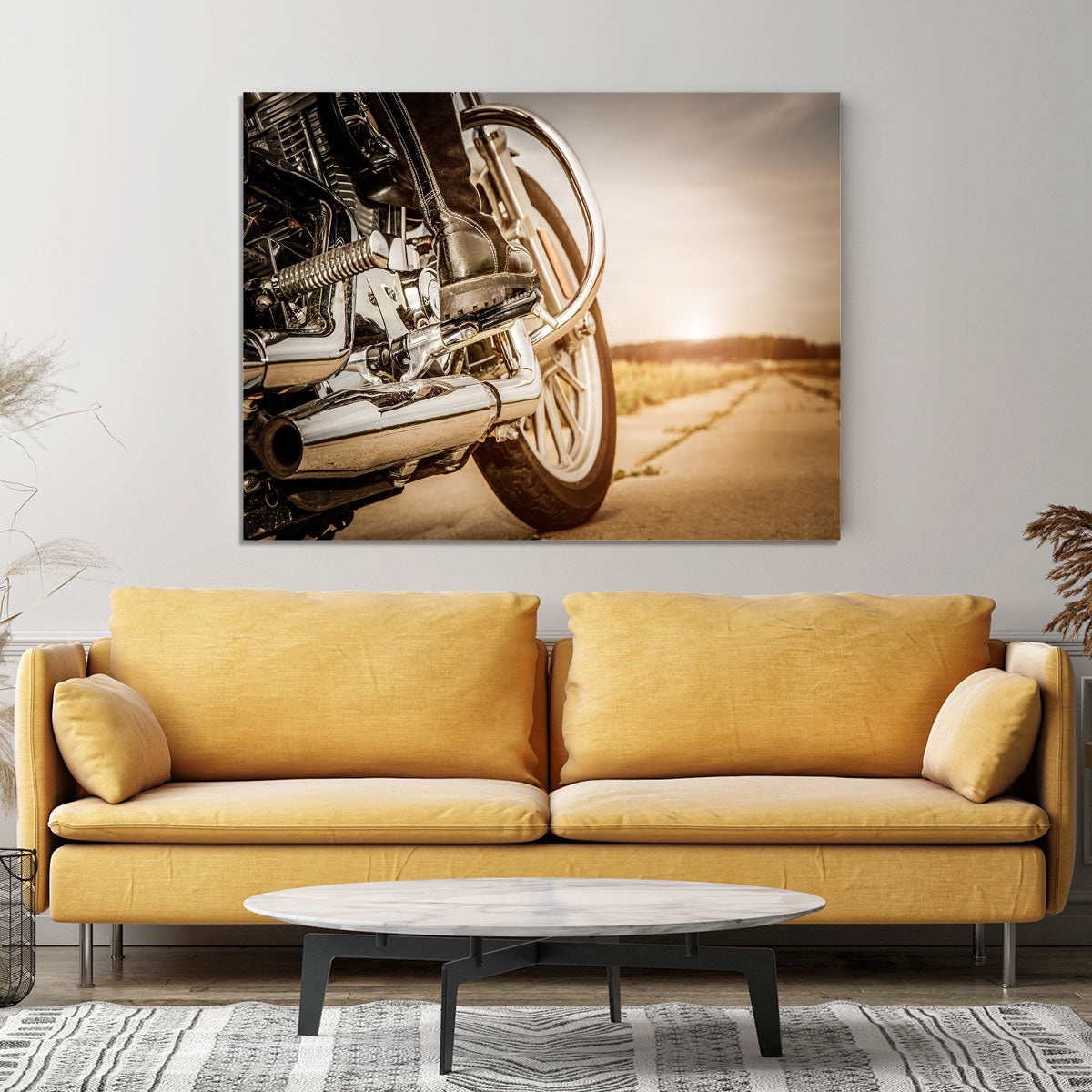 Motorbike Close Up Canvas Print or Poster - Canvas Art Rocks - 4