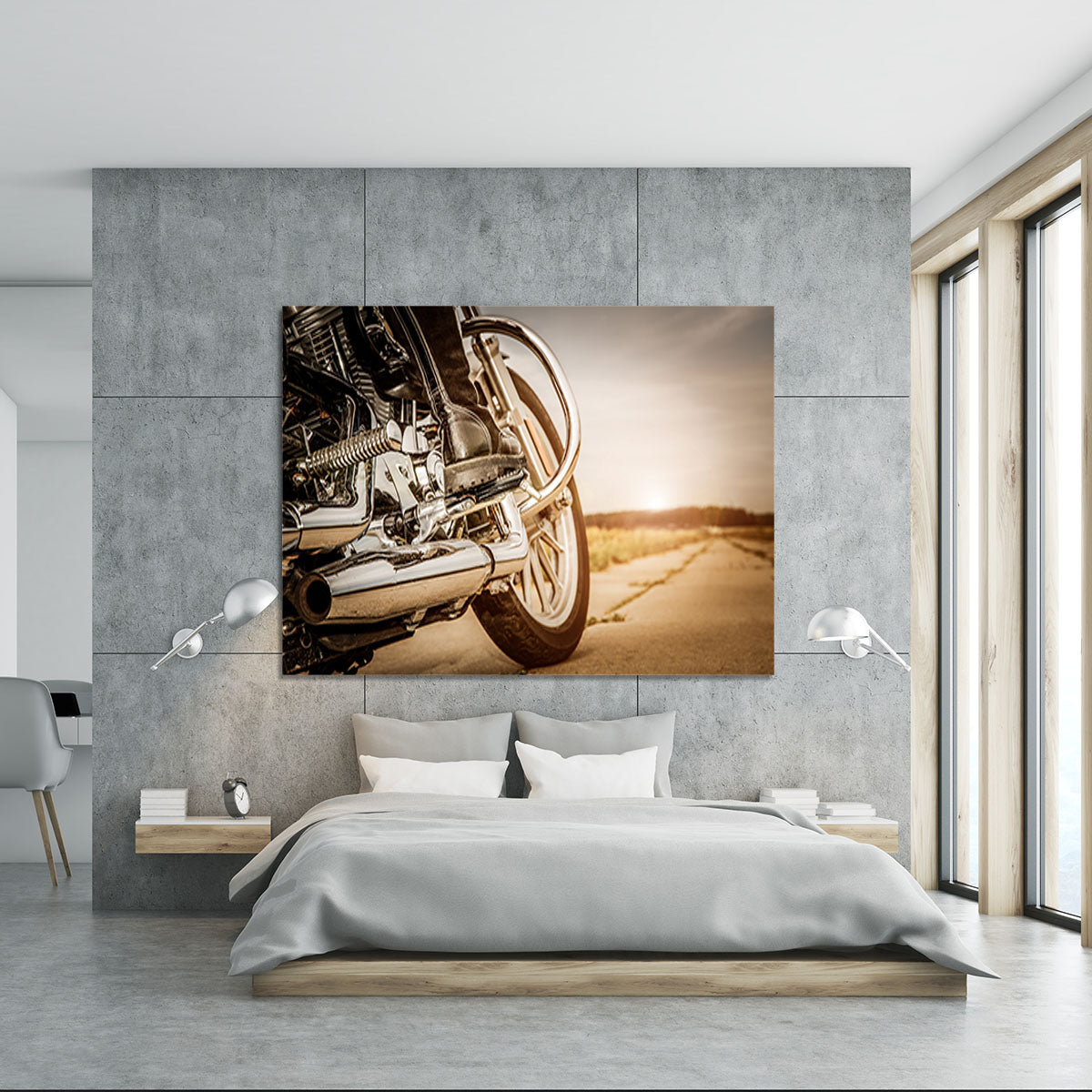 Motorbike Close Up Canvas Print or Poster - Canvas Art Rocks - 5