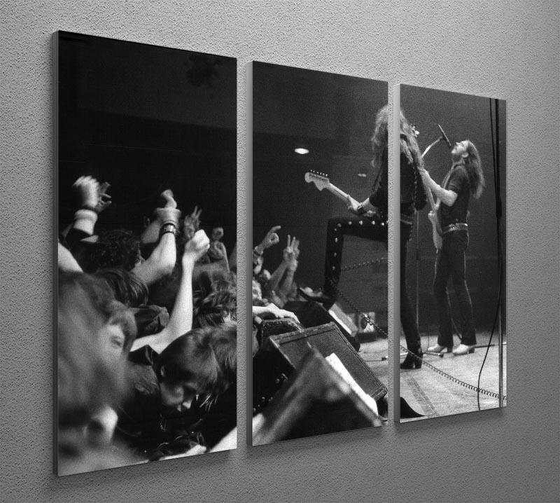 Motorhead on stage 3 Split Panel Canvas Print - Canvas Art Rocks - 2