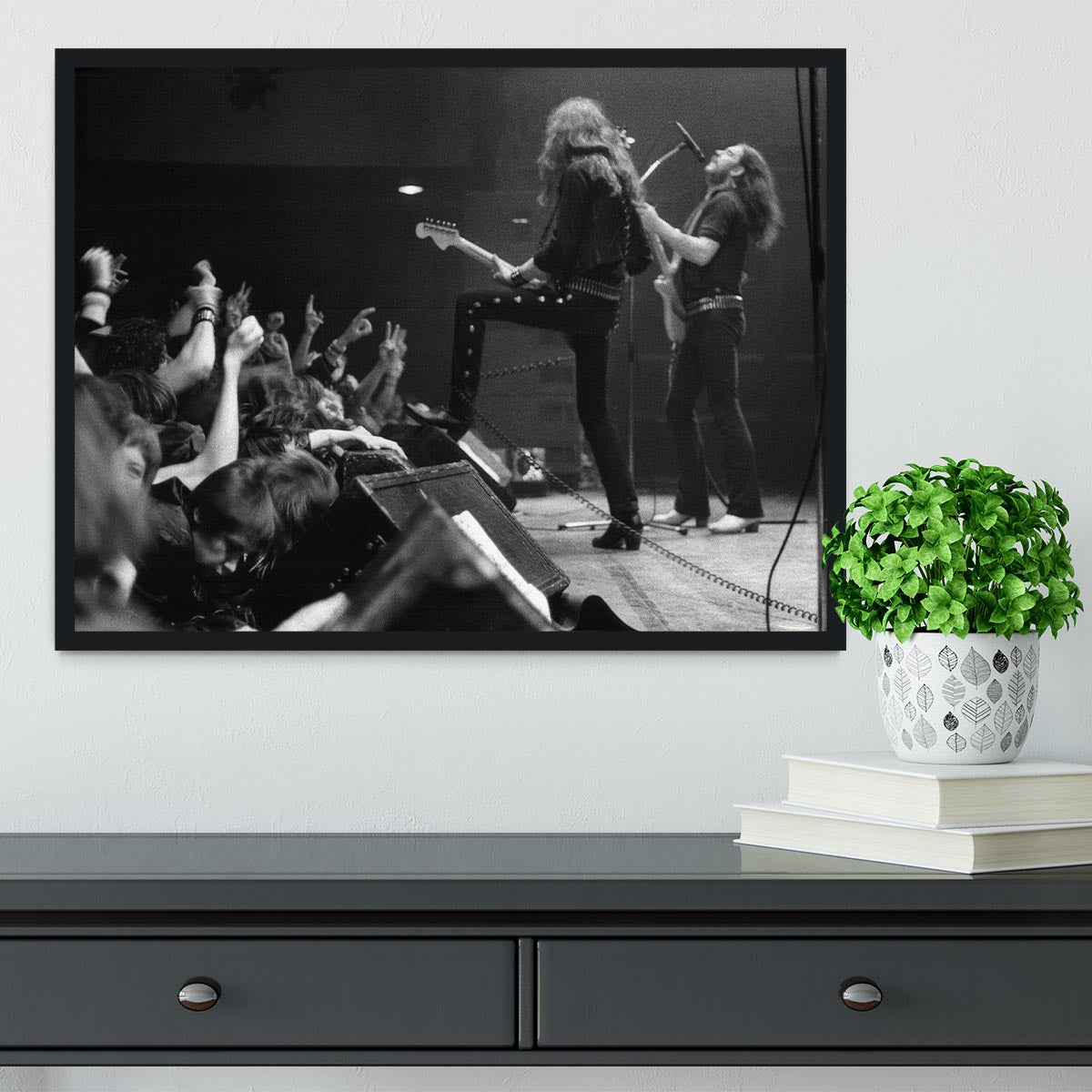 Motorhead on stage Framed Print - Canvas Art Rocks - 2