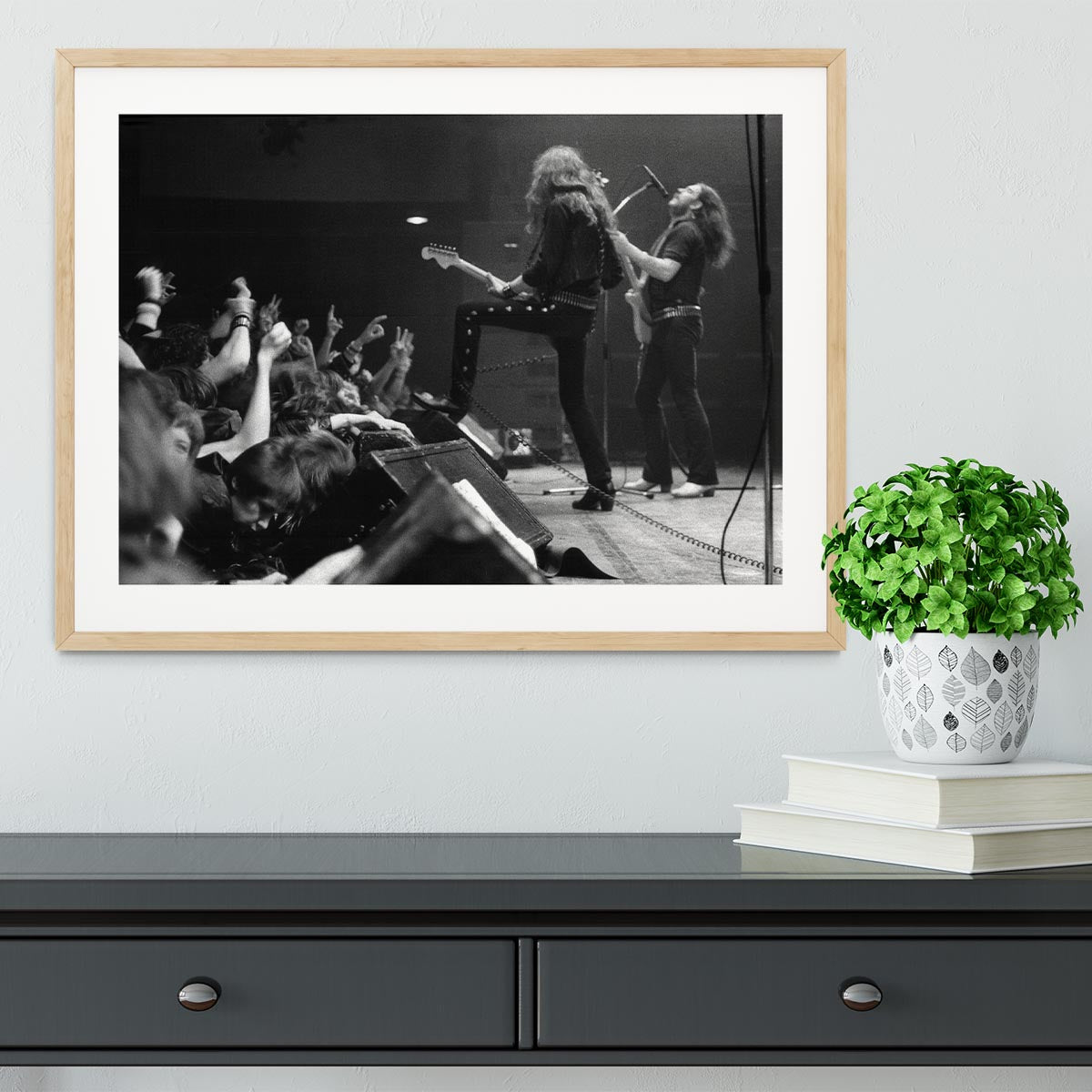 Motorhead on stage Framed Print - Canvas Art Rocks - 3