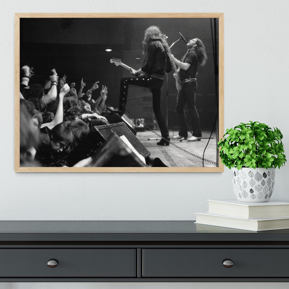 Motorhead on stage Framed Print - Canvas Art Rocks - 4