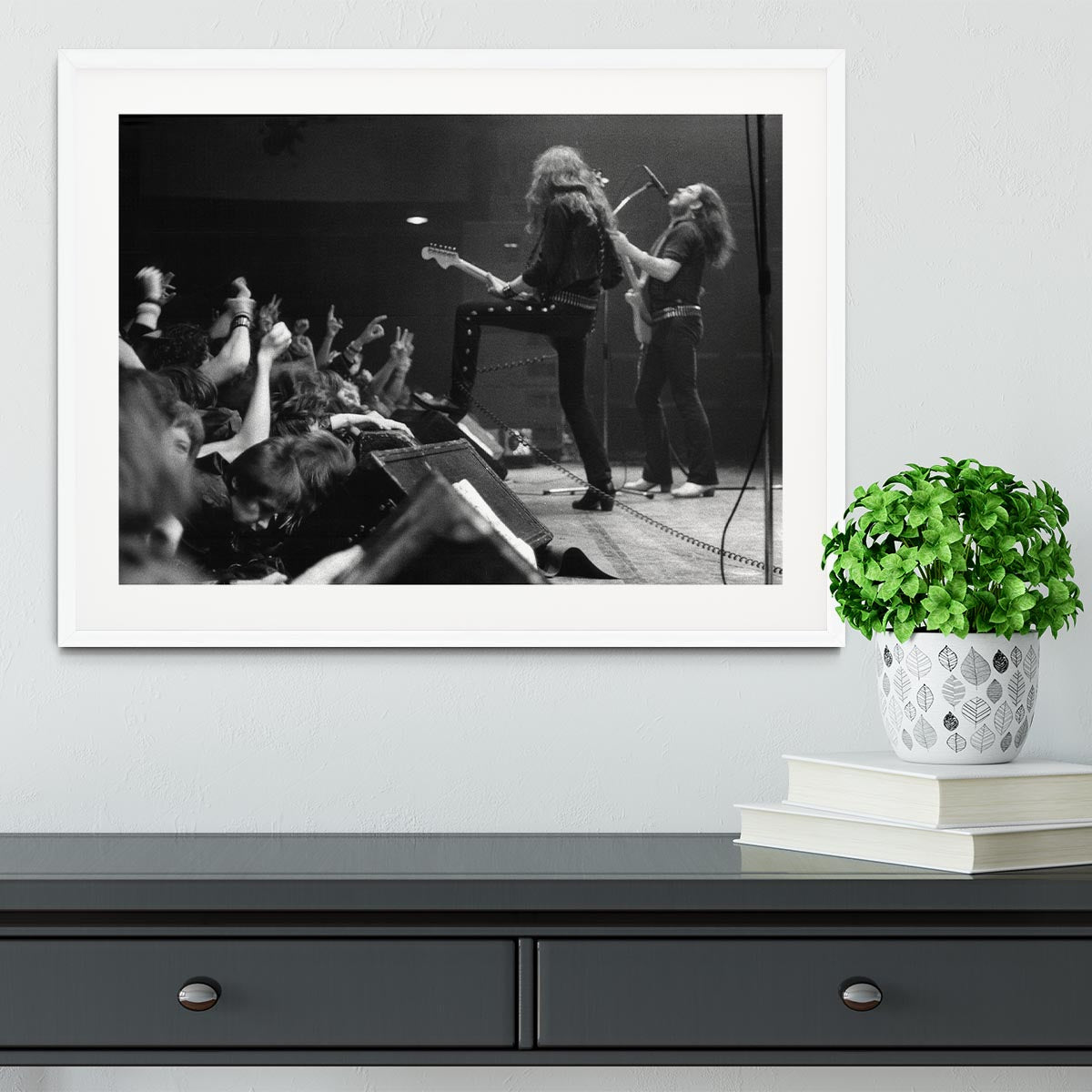 Motorhead on stage Framed Print - Canvas Art Rocks - 5
