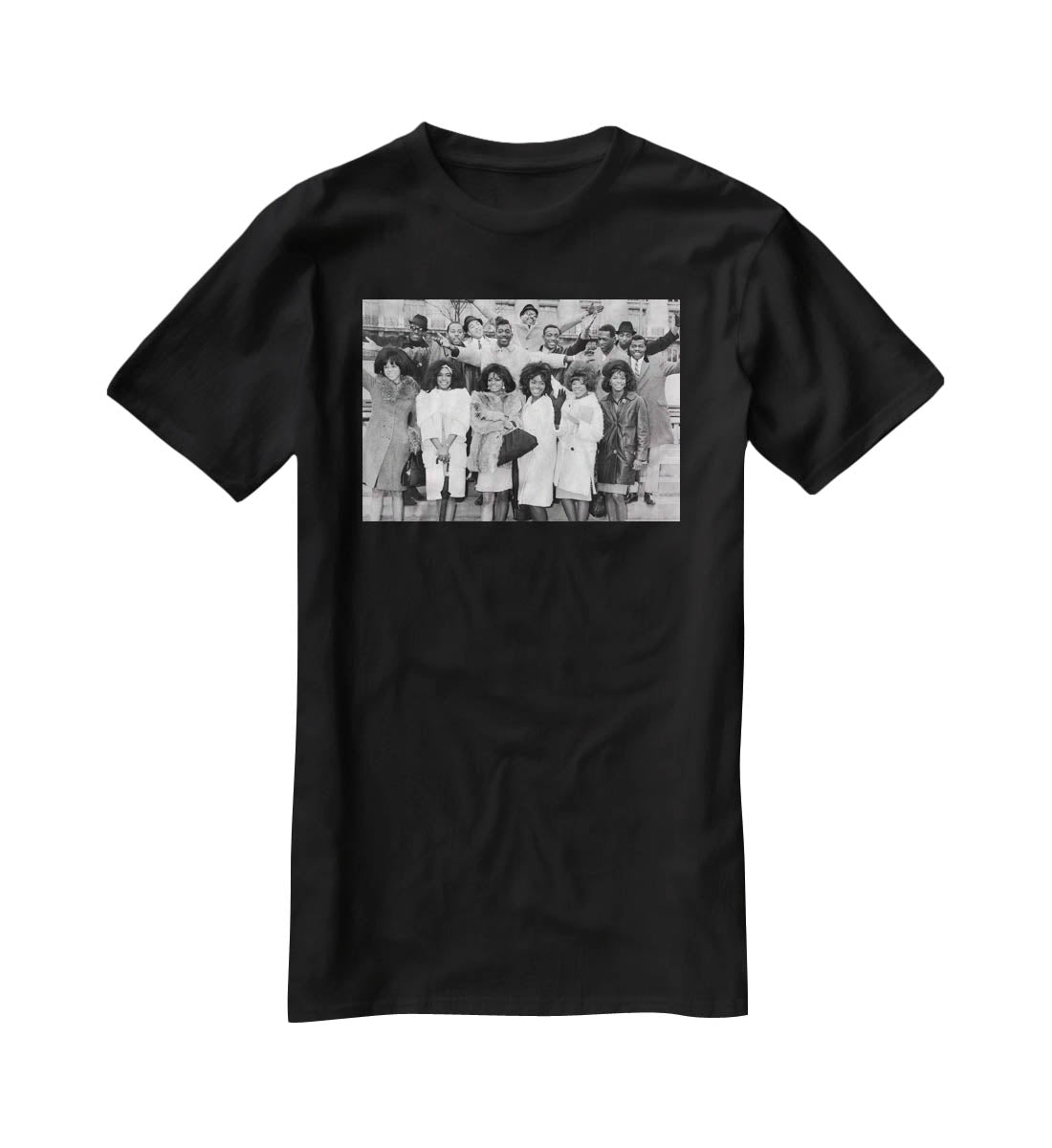 Motown Revue UK Tour 1965 T-Shirt - Canvas Art Rocks - 1