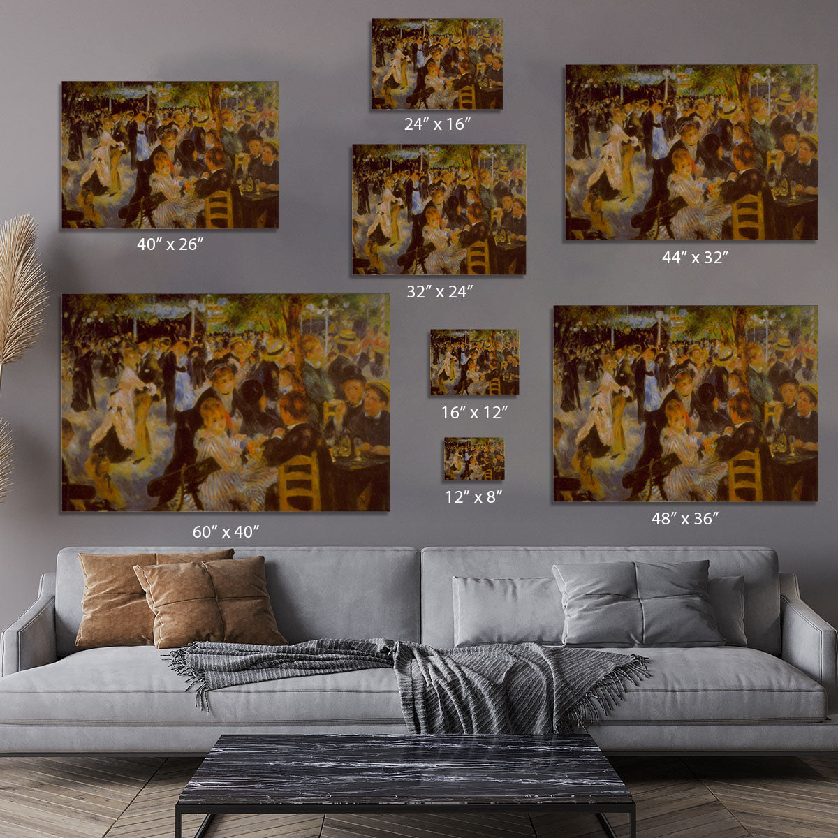 Moulin Galette by Renoir Canvas Print or Poster - Canvas Art Rocks - 7