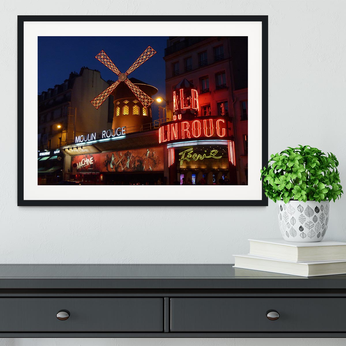 Moulin Rouge Framed Print - Canvas Art Rocks - 1