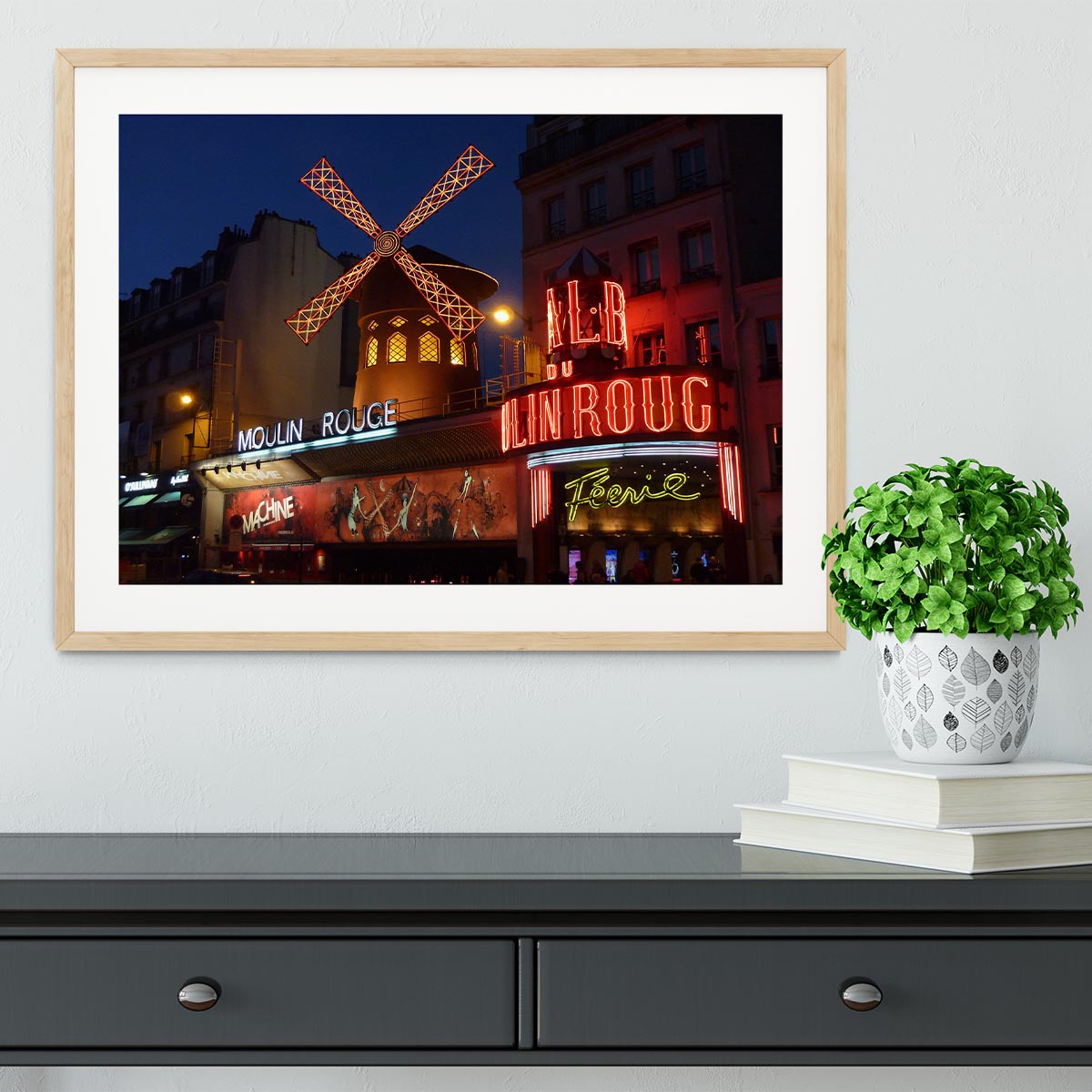 Moulin Rouge Framed Print - Canvas Art Rocks - 3