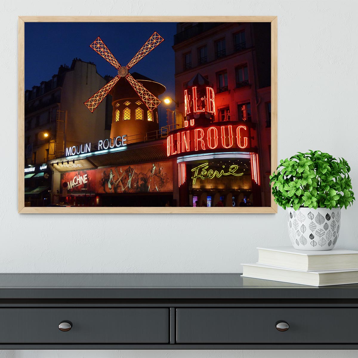 Moulin Rouge Framed Print - Canvas Art Rocks - 4