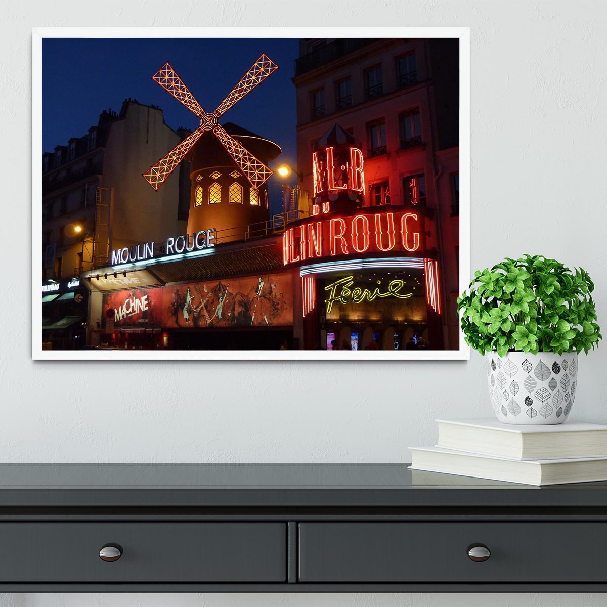 Moulin Rouge Framed Print - Canvas Art Rocks -6