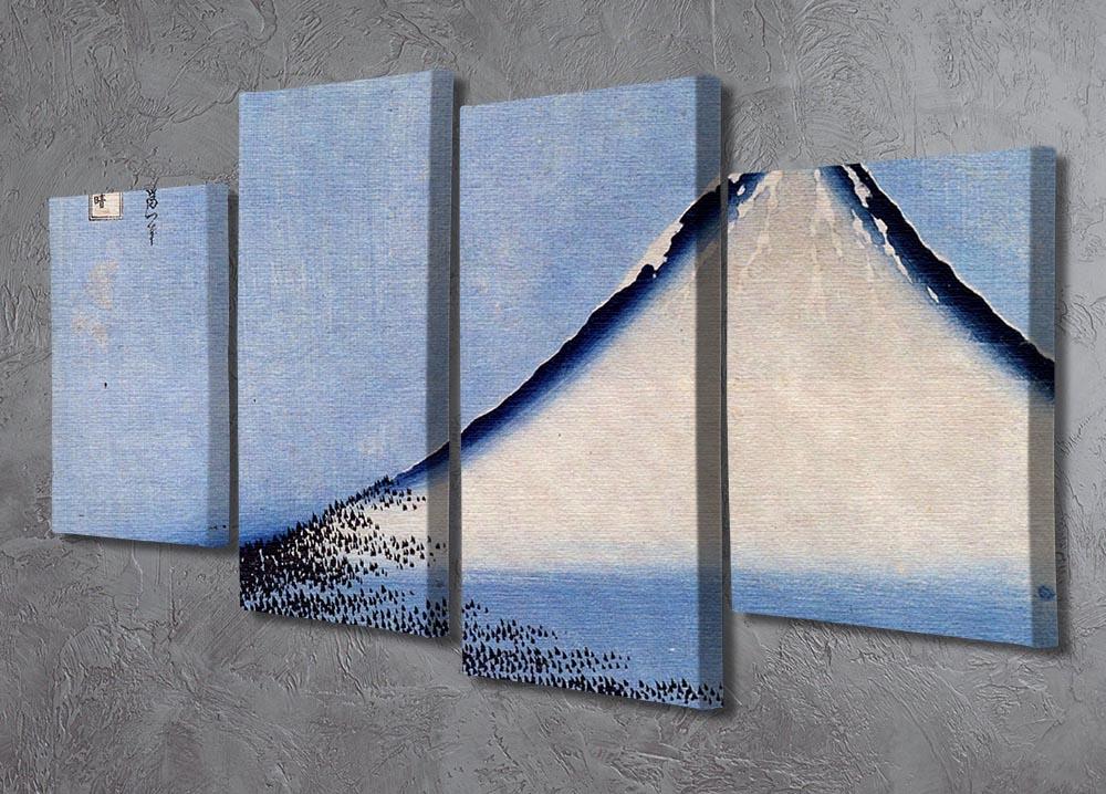 Mount Fuji 2 by Hokusai 4 Split Panel Canvas - Canvas Art Rocks - 2