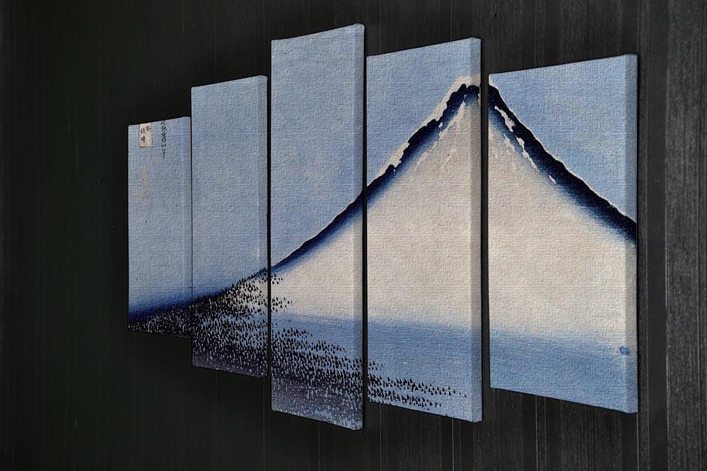 Mount Fuji 2 by Hokusai 5 Split Panel Canvas - Canvas Art Rocks - 2