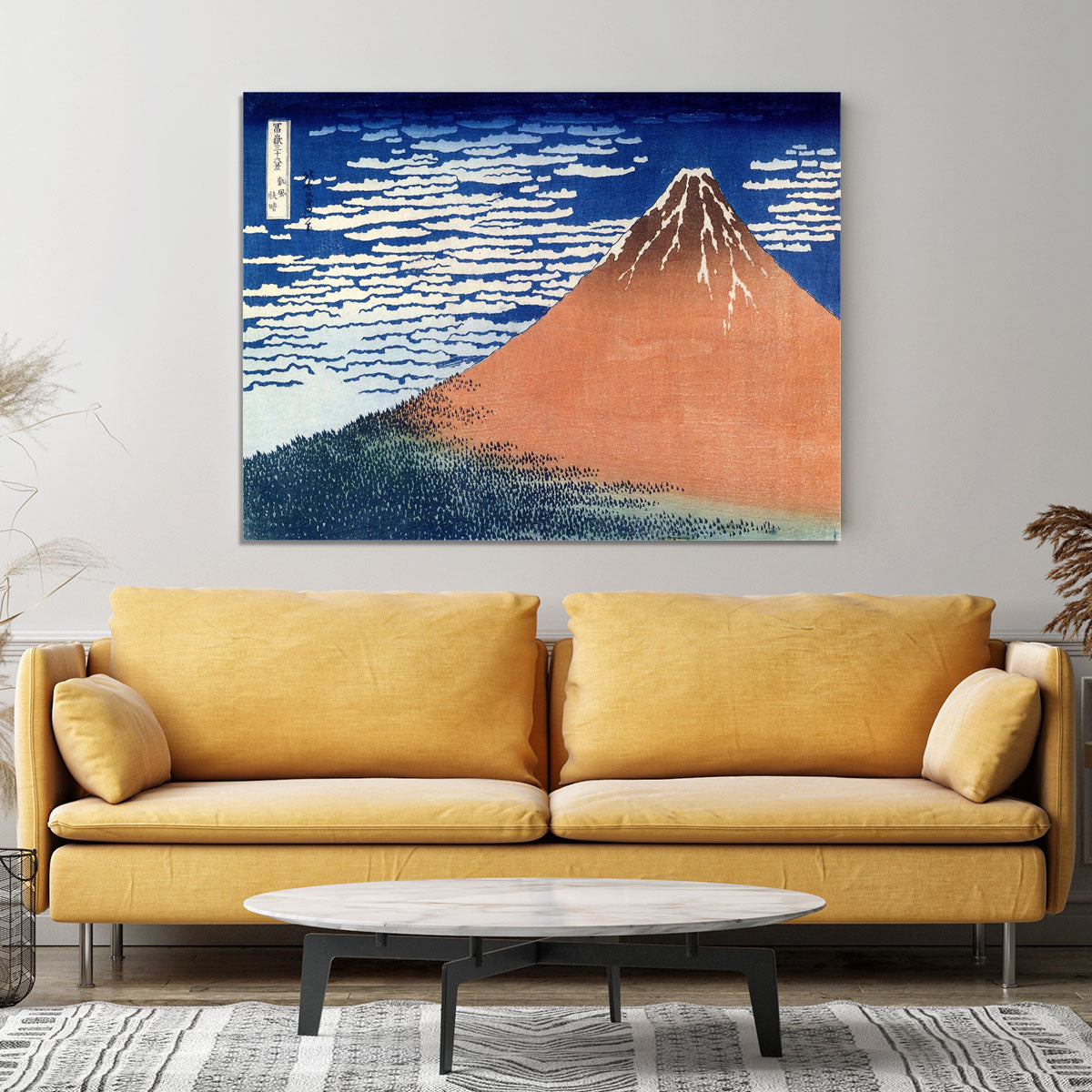 Mount Fuji by Hokusai Canvas Print or Poster - Canvas Art Rocks - 4